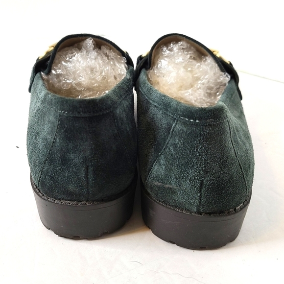Liz Claiborne Green Suede Loafer sz 8 - Picture 9 of 14